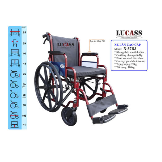 Xe lăn đa năng cho người già ở quận Bình Tân